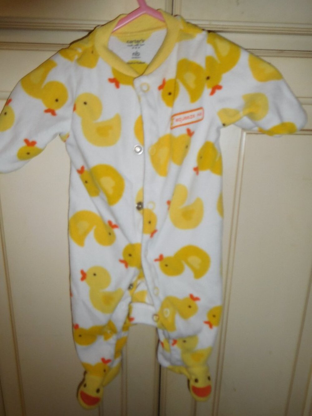 4- Newborn One Piece Footed  PJ